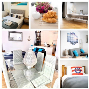  Luxury Apartment with sea views, 2 min walk to both Porth and Whipisderry beaches  Ньюкуэй